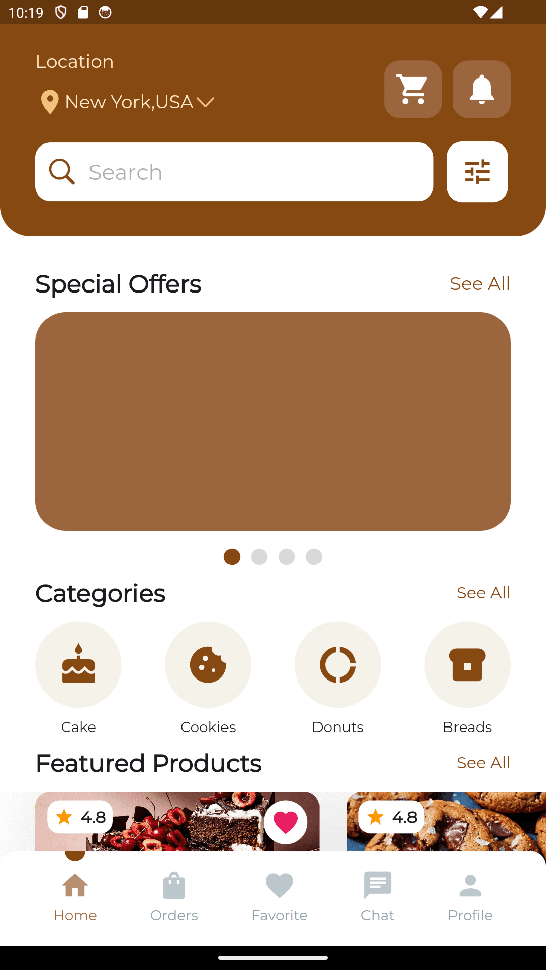 Bakery App screenshot 1