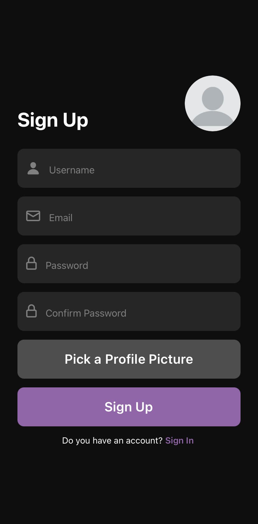 React Native Firebase Chat App screenshot 2