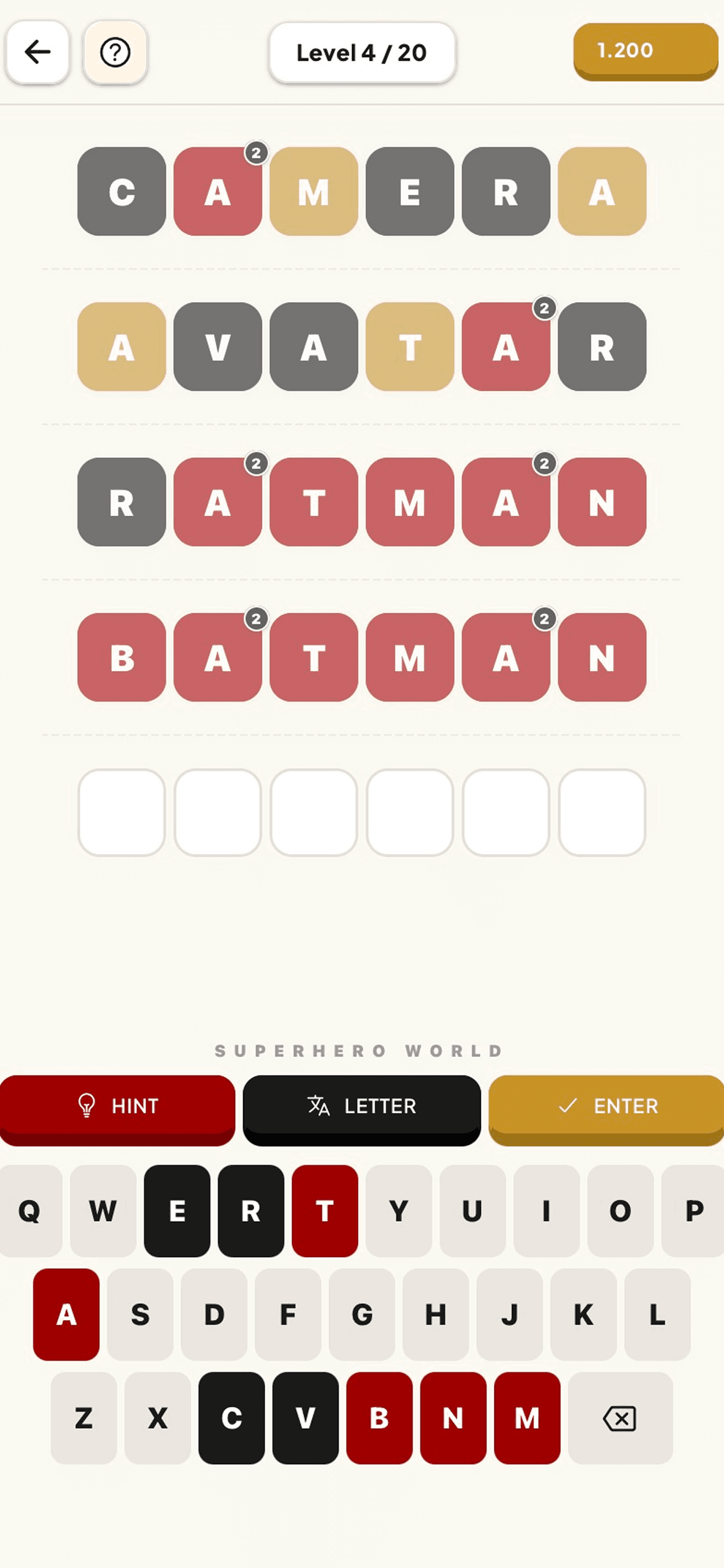 CineGram: Movie Word Puzzle screenshot 3