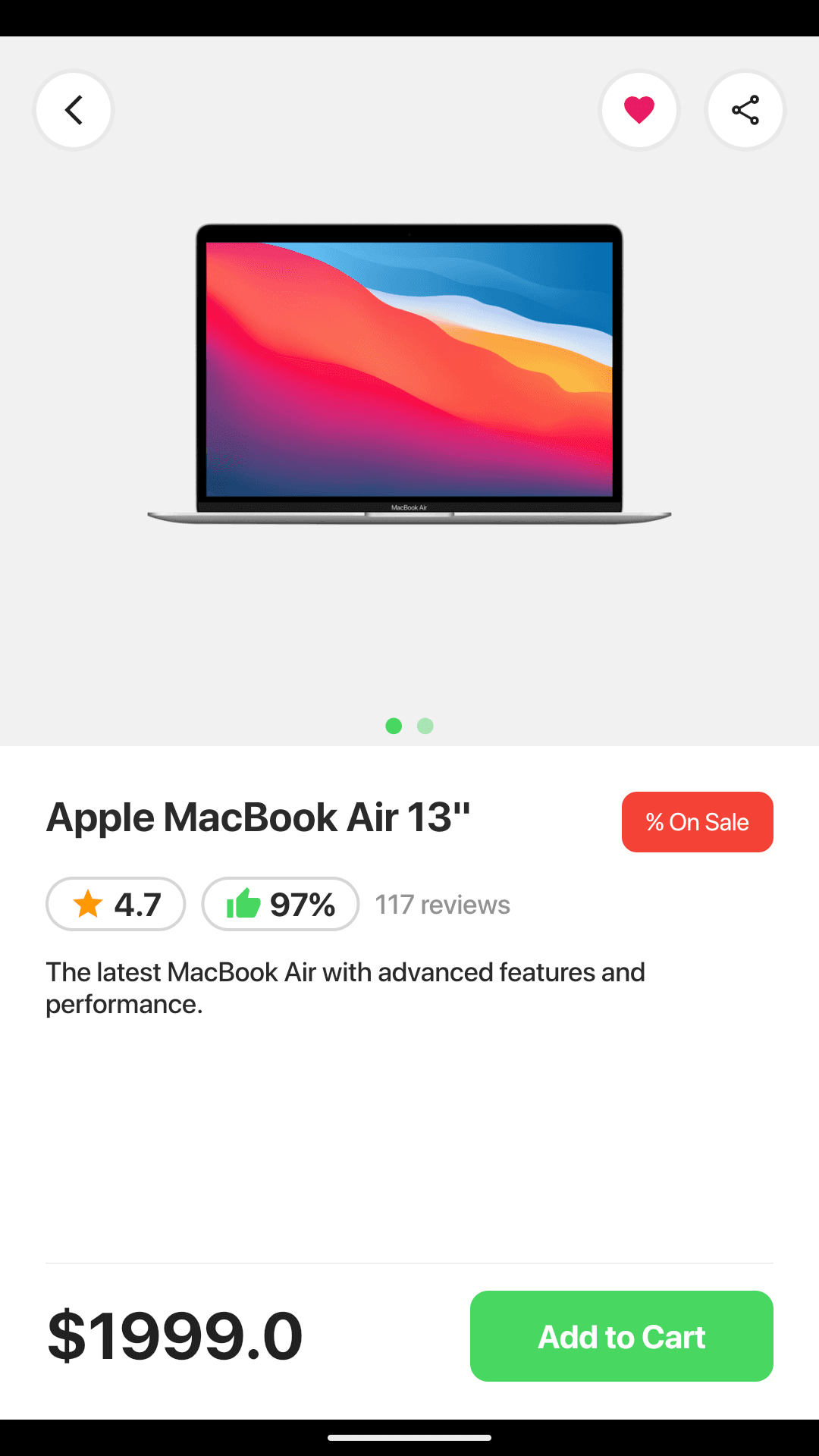 E-Commerce App screenshot 2