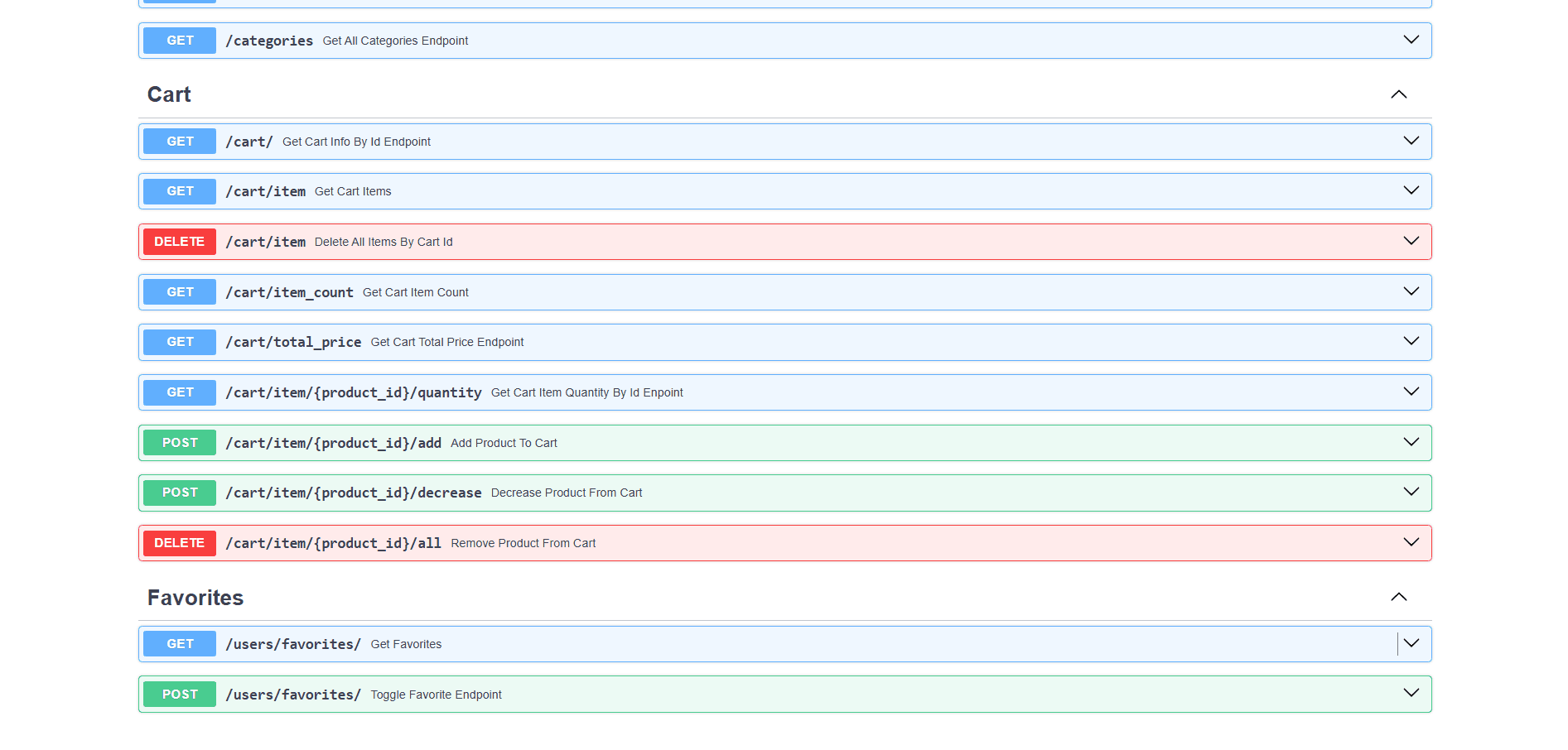 E-Commerce API screenshot 3