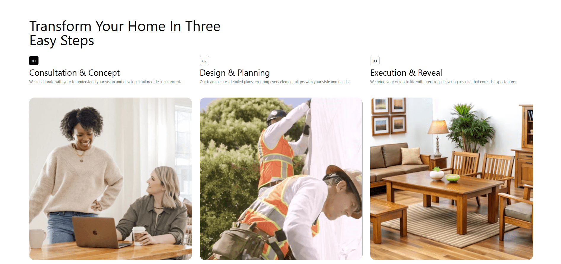 Furniture UI Website screenshot 4