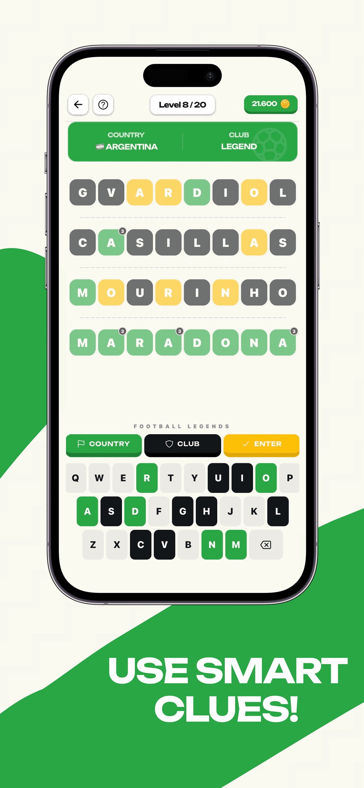 Goalistry: Football Word Game screenshot 2