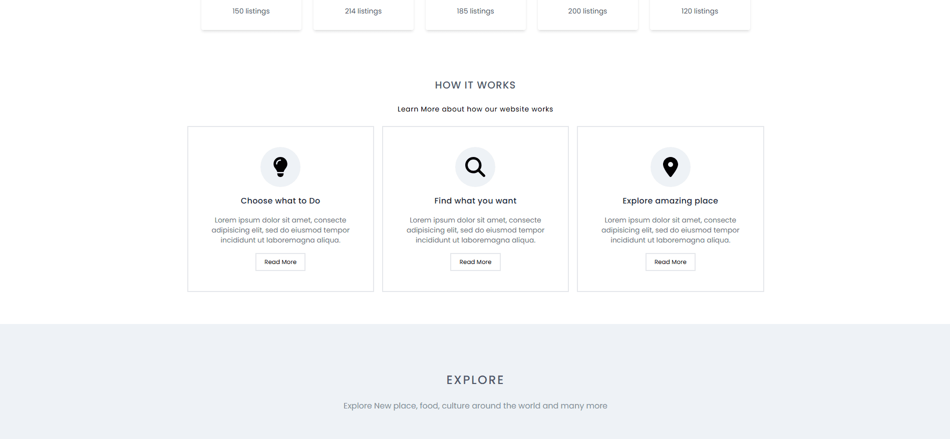 ListRace Website screenshot 2