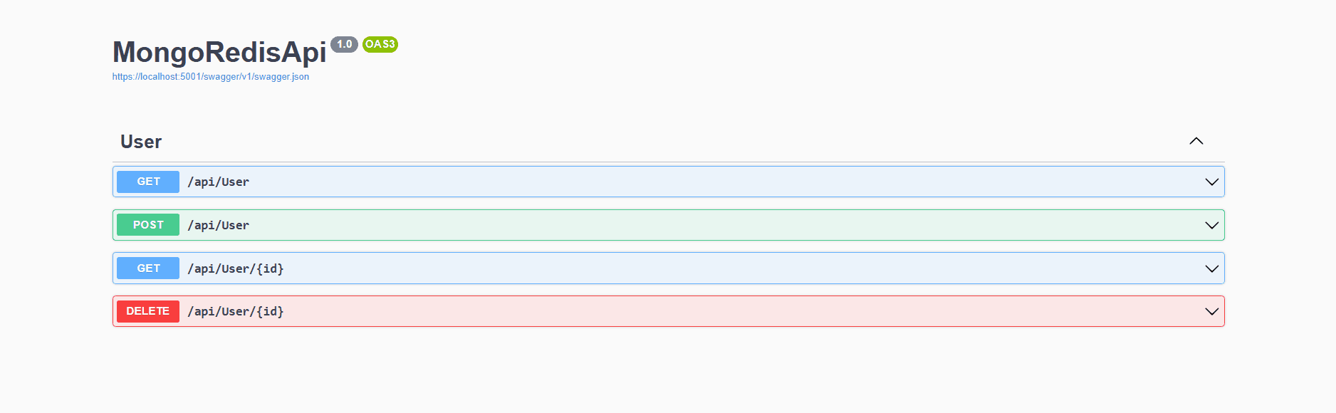 .Net API screenshot 1