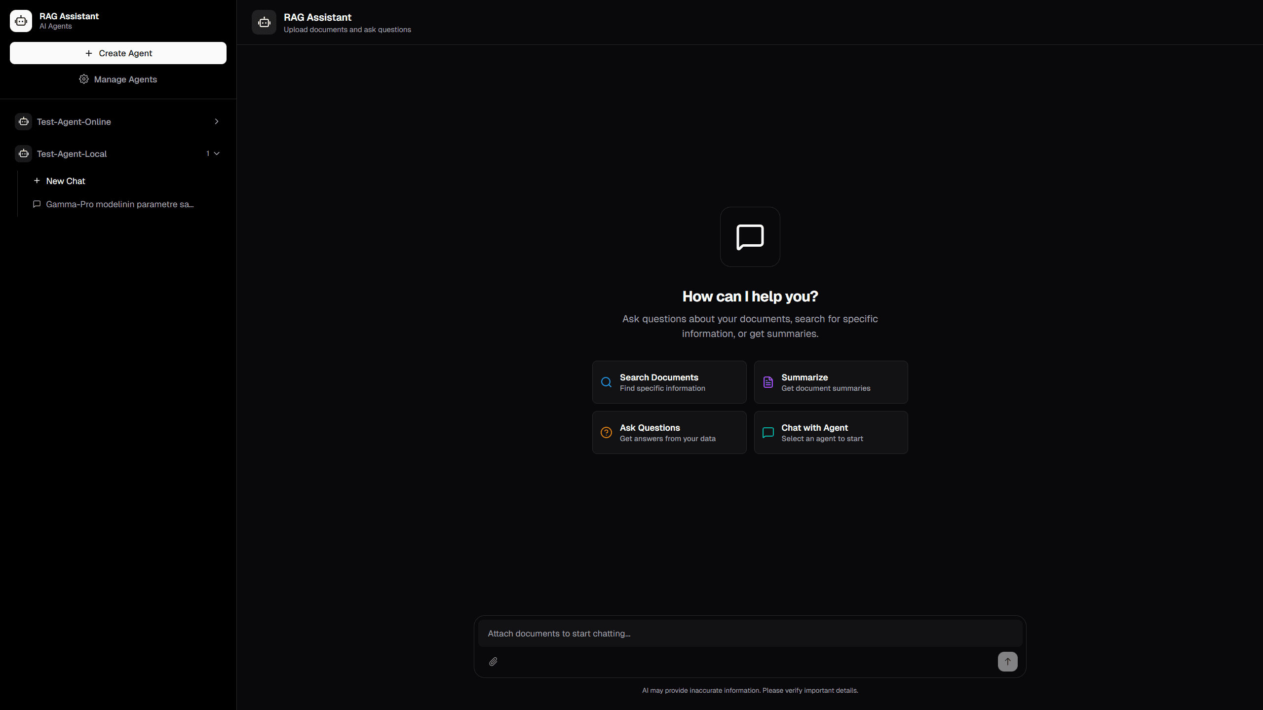 Multimodal RAG Assistant screenshot 1